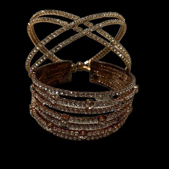 Bundle of 8 Rose Gold Bracelets - Picture 12 of 13